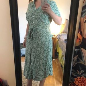 Shein midi shirt dress